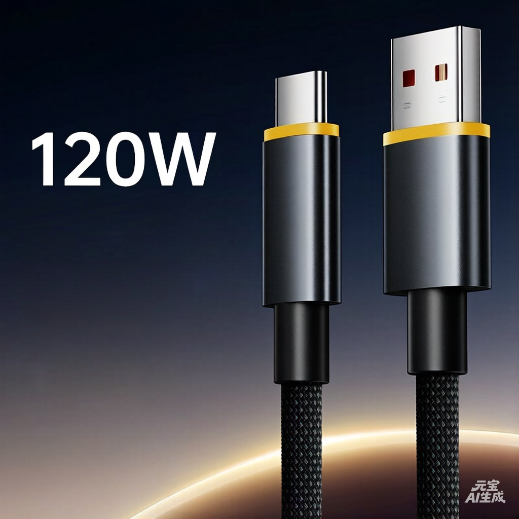 Fast Charging USB-C Cable – Durable Nylon Braided Data Cable for iPhone 17, Samsung & Android Devices