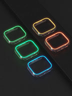Transparent glow-in-the-dark protective case for Apple Watch Series 11