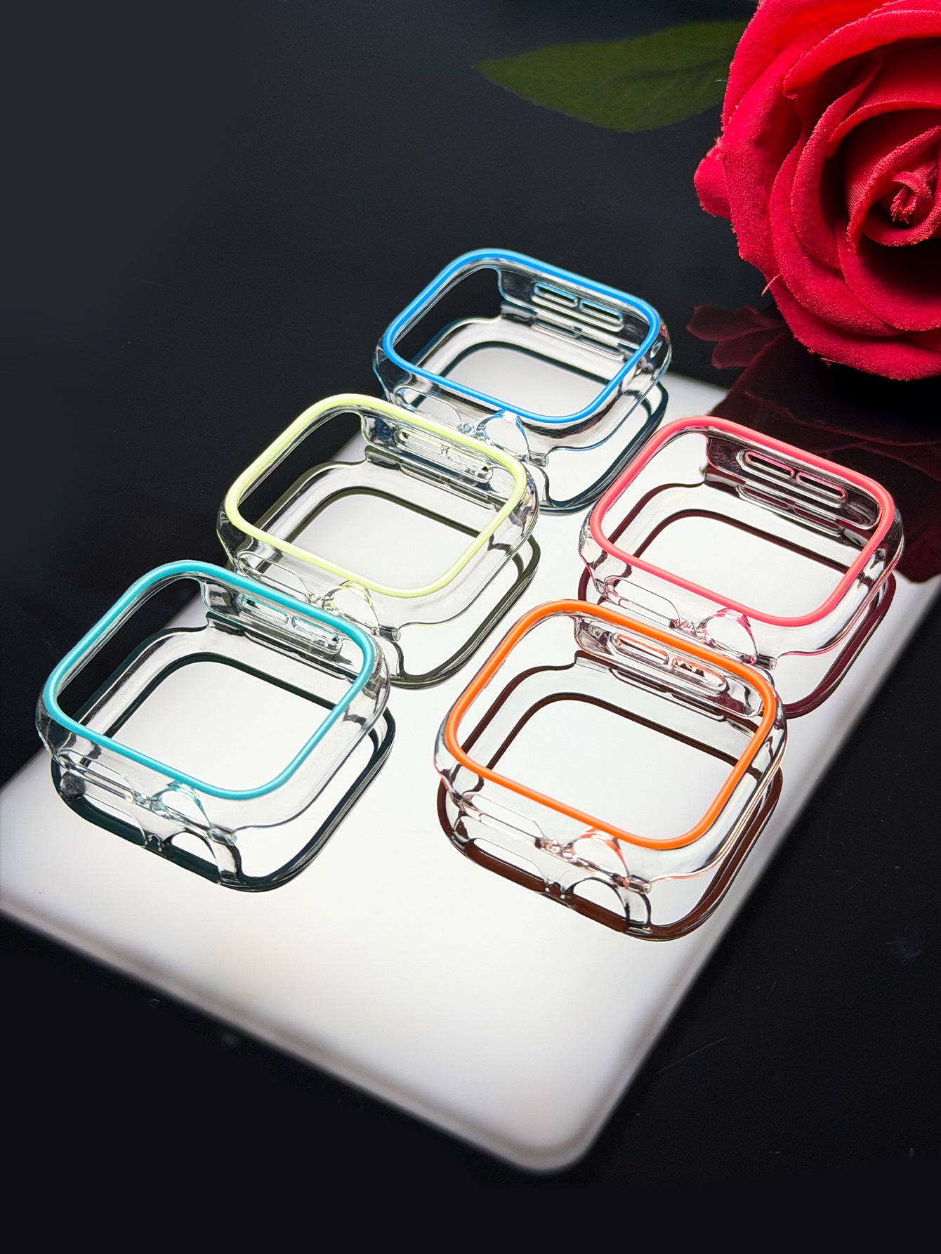 Transparent glow-in-the-dark protective case for Apple Watch Series 11