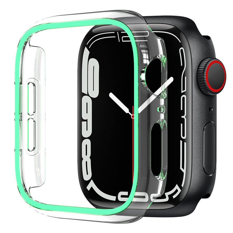 Transparent glow-in-the-dark protective case for Apple Watch Series 11