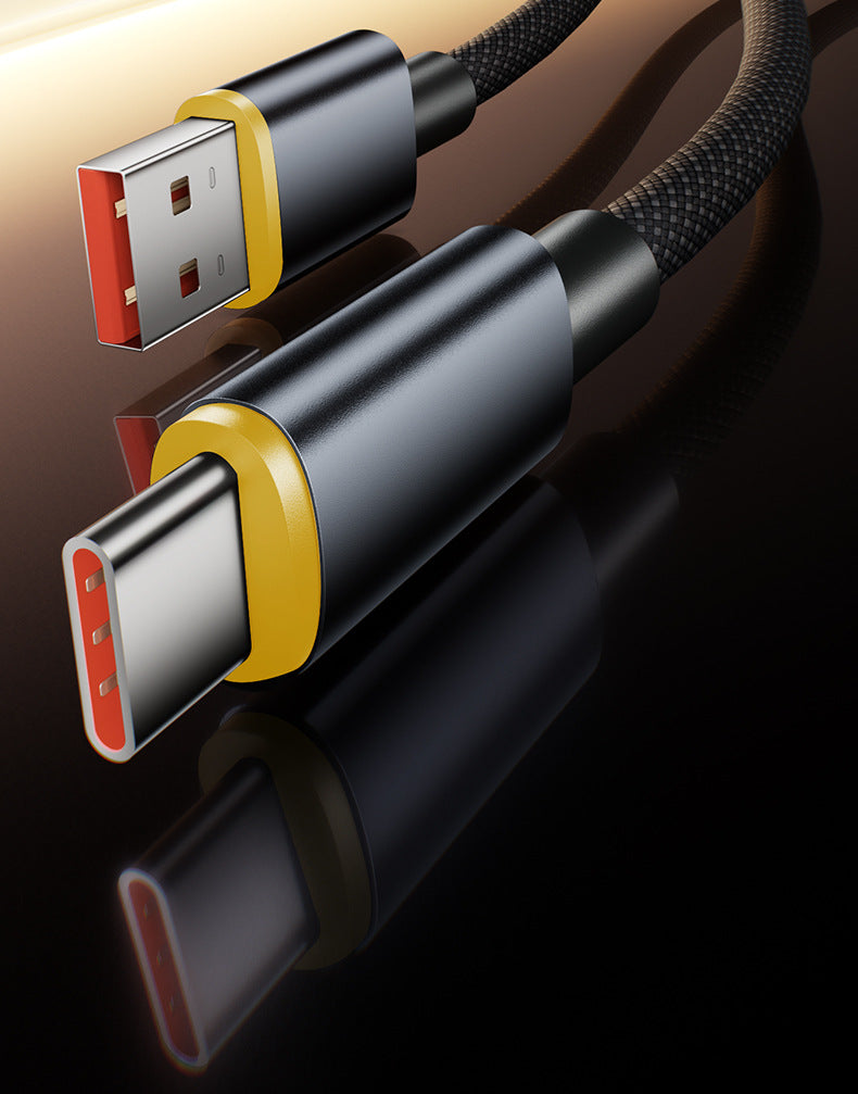 Fast Charging USB-C Cable – Durable Nylon Braided Data Cable for iPhone 17, Samsung & Android Devices