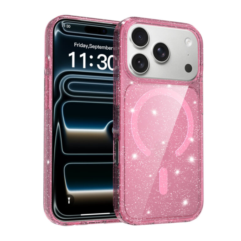 iPhone 17 Pro Glitter Clear Case (6)